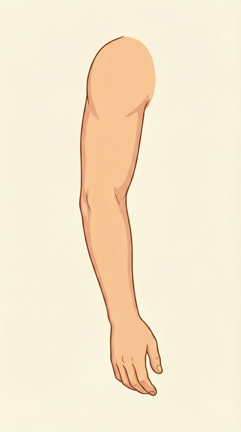 Los brazos y las manos