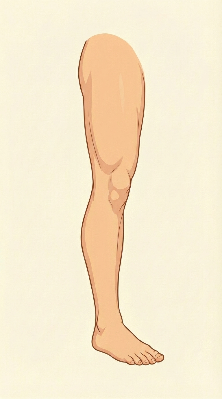 Las piernas y los pies